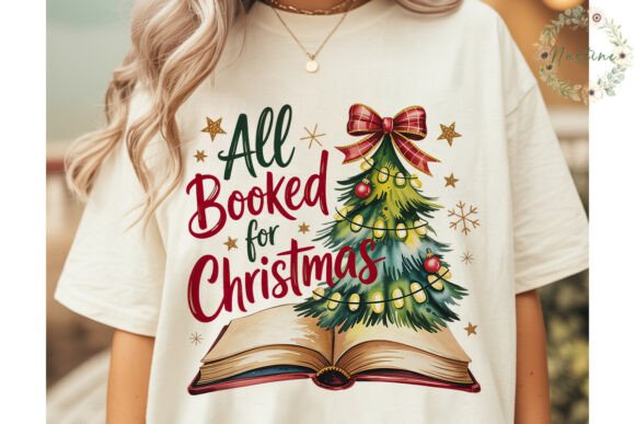 Booked for Christmas Sublimation Design & Illustrations