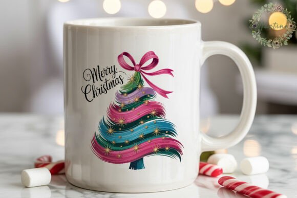 Brushstroke Christmas Tree PNG Clipart Review