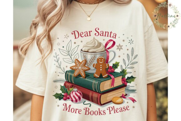 Cozy Christmas Books PNG Clipart & Illustrations