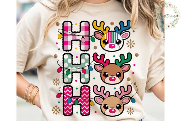 Ho Ho Ho Reindeer Christmas PNG Clipart Review