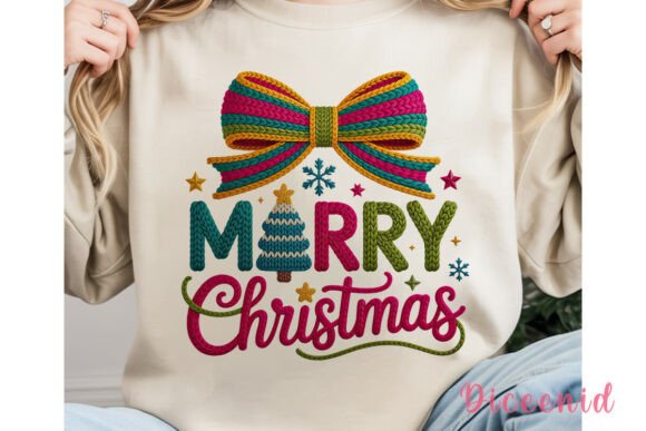 Knit Merry Christmas Sublimation Design: Illustrations Review
