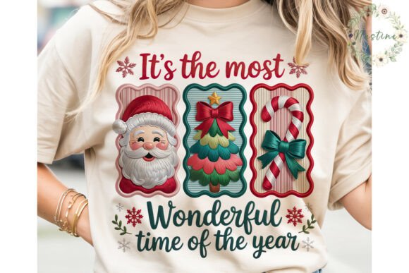 Review: Embroidered Christmas Blocks PNG Clipart