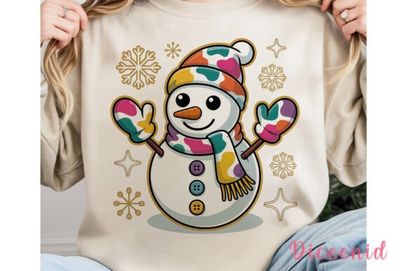 Reviewing Colorful Snowman Christmas PNG Clipart for Illustrations